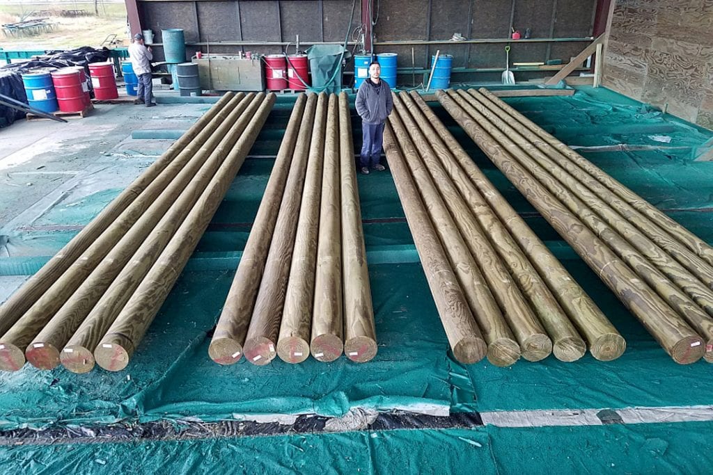 Wood Poles And Pilings Structural Timber Products And Building Materials